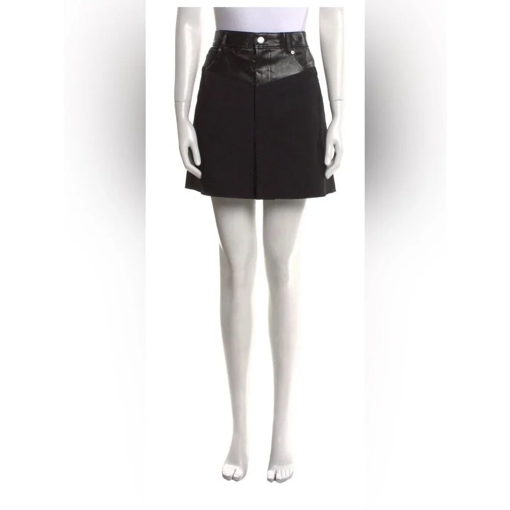2 ITEM BUNDLE VINTAGE SKIRTS - Louis Vuitton Skirt Helmut Lang Skirt - Large/Med